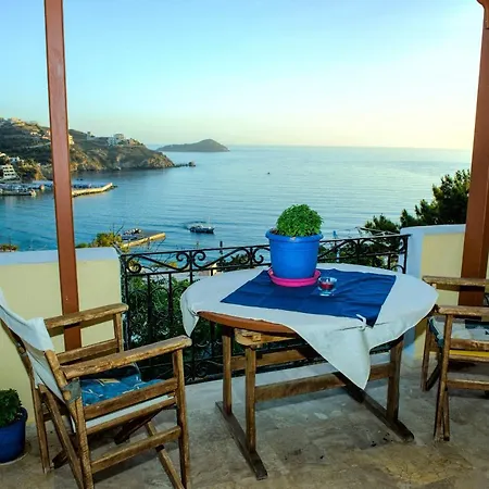Rum i privatbostad Myrties,nice Studio With Amazing Seaview,sunset Kálymnos